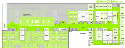 Building X map Uni Bielefeld