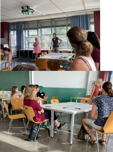 World Café discussion on the representation of women in theory