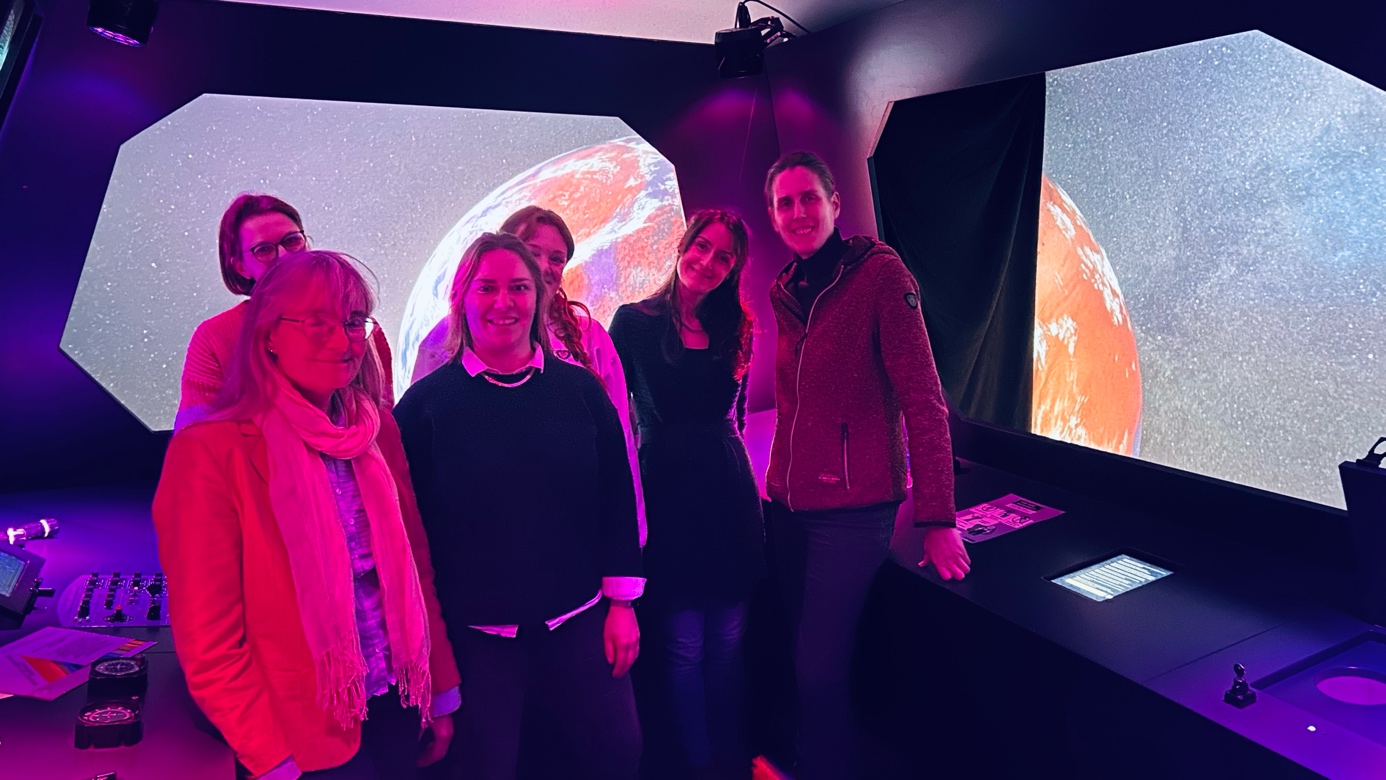 YWTS network members in the COSMOmission escape room