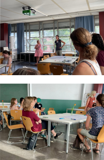 World Café discussion on the representation of women in theory